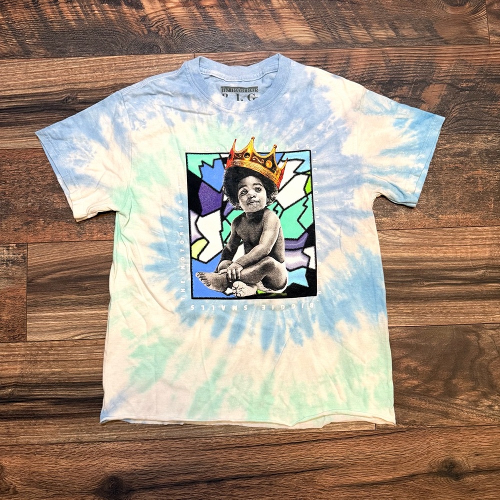 The notorious B.I.G. Crewneck short sleeve band top size S/M unisex